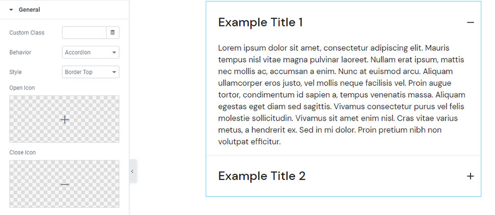 Aç ve Kapat Simgeleri Eklendi